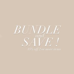 BUNDLE AND SAVE!!